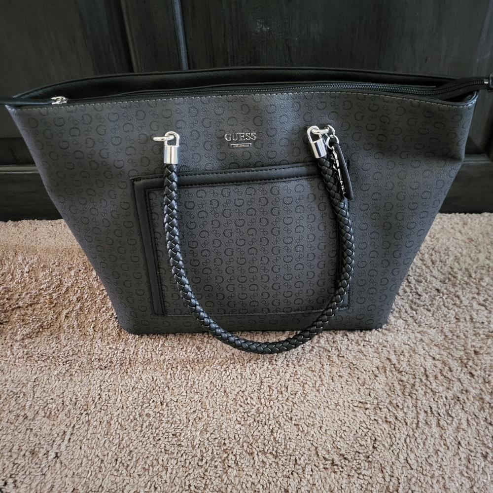 Guess Black Tote Bag